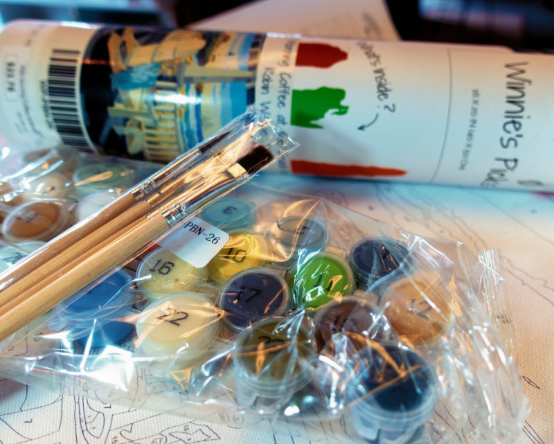 Paint by Numbers supplies