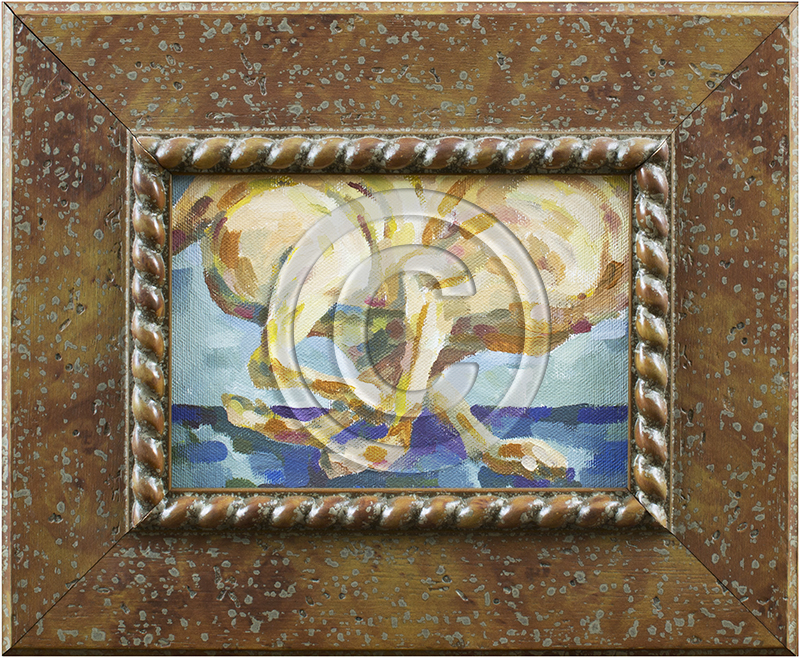 Image of Painting in Unique Frame