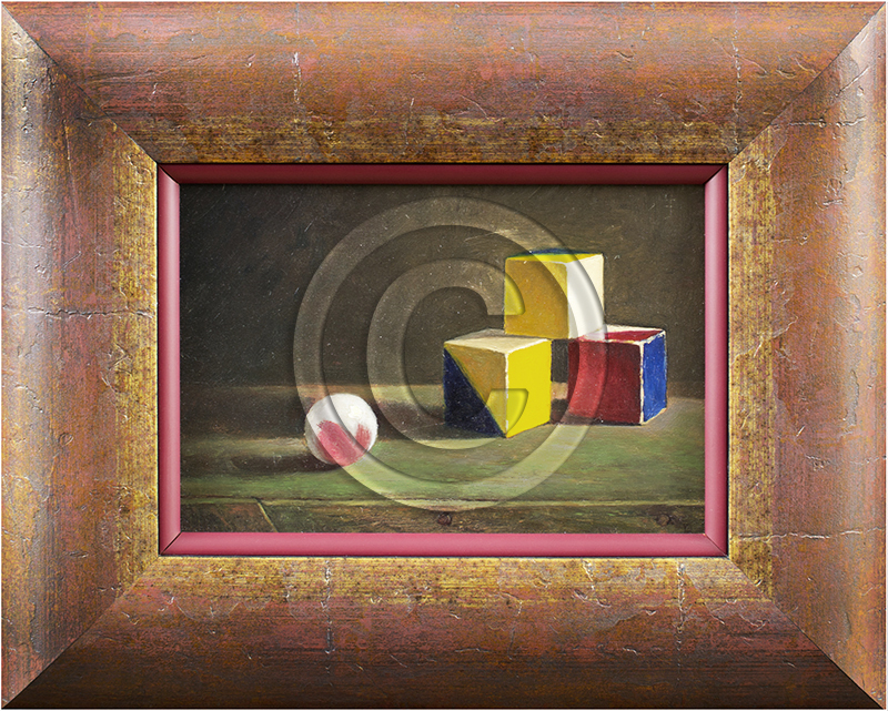 Image of Blocks in Red Frame