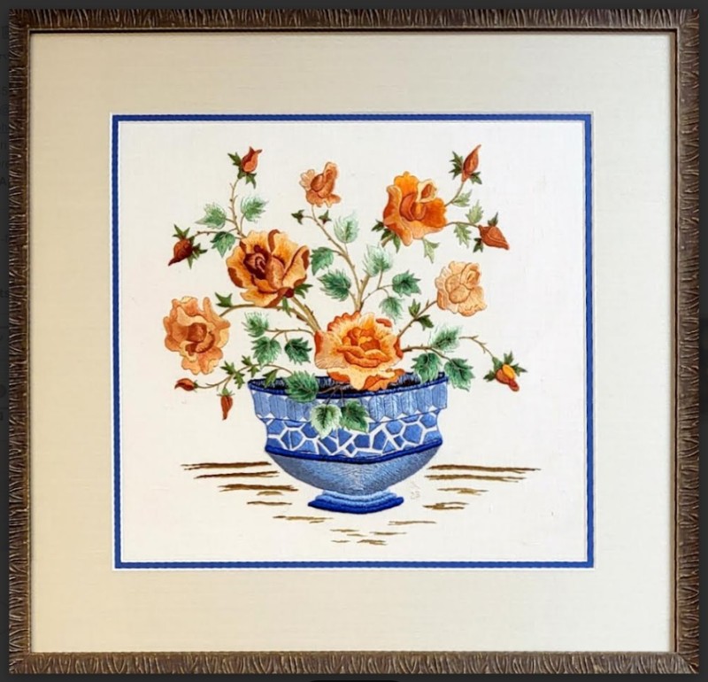 Image of Framed Needlepoint